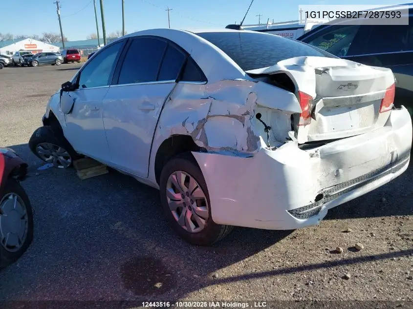 1G1PC5SB2F7287593 2015 Chevrolet Cruze 1Lt
