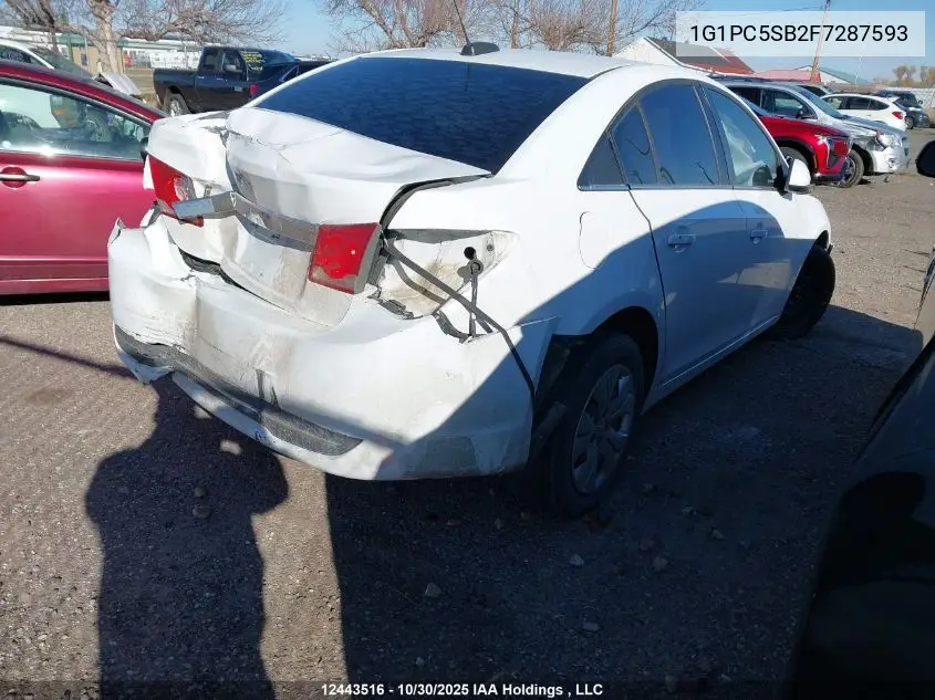1G1PC5SB2F7287593 2015 Chevrolet Cruze 1Lt