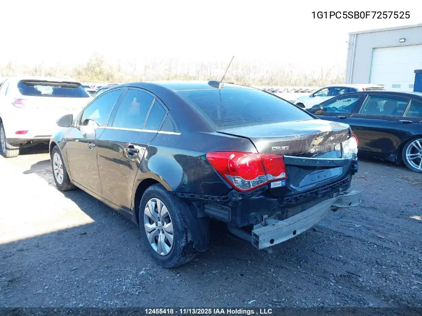 1G1PC5SB0F7257525 2015 Chevrolet Cruze Lt