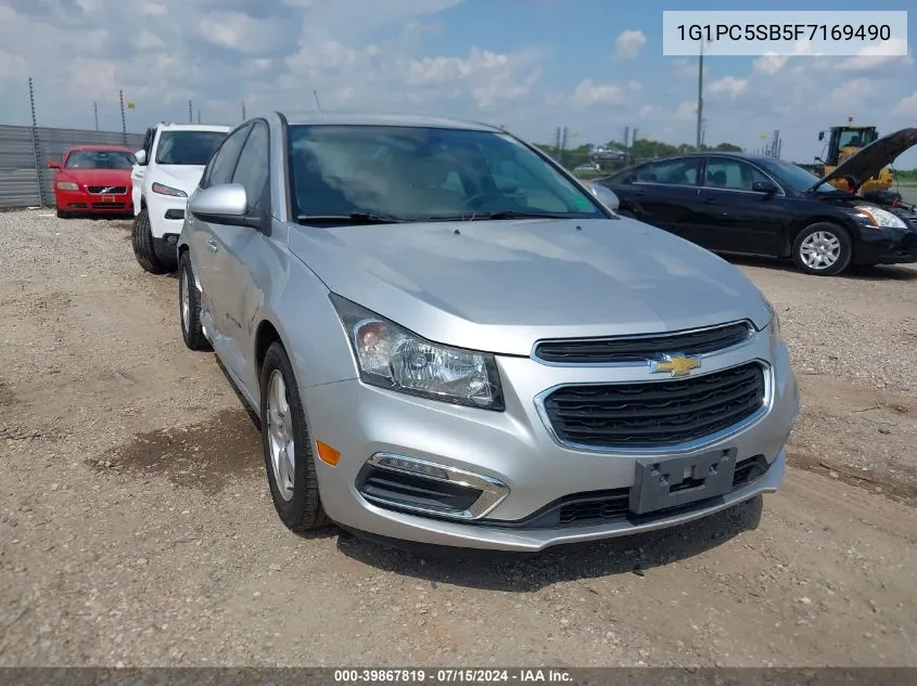 1G1PC5SB5F7169490 2015 Chevrolet Cruze 1Lt Auto