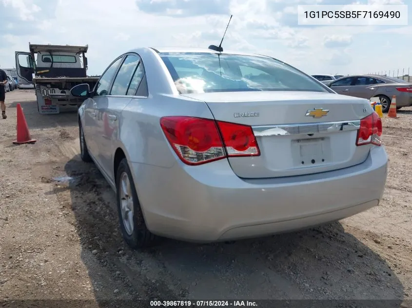 2015 Chevrolet Cruze 1Lt Auto VIN: 1G1PC5SB5F7169490 Lot: 39867819