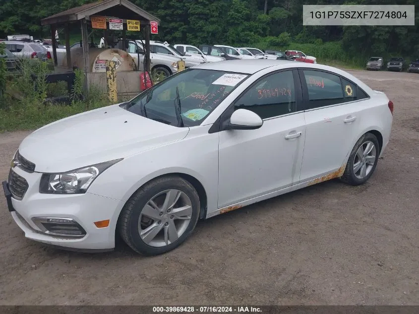 2015 Chevrolet Cruze Diesel VIN: 1G1P75SZXF7274804 Lot: 39869428