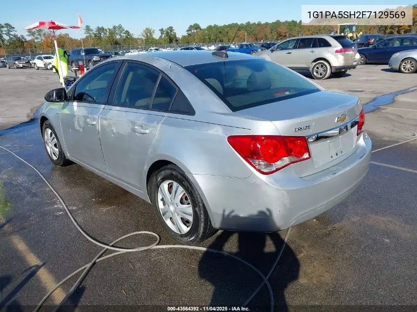 1G1PA5SH2F7129569 2015 Chevrolet Cruze Ls Auto