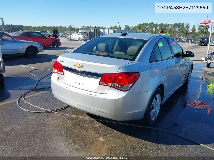 1G1PA5SH2F7129569 2015 Chevrolet Cruze Ls Auto
