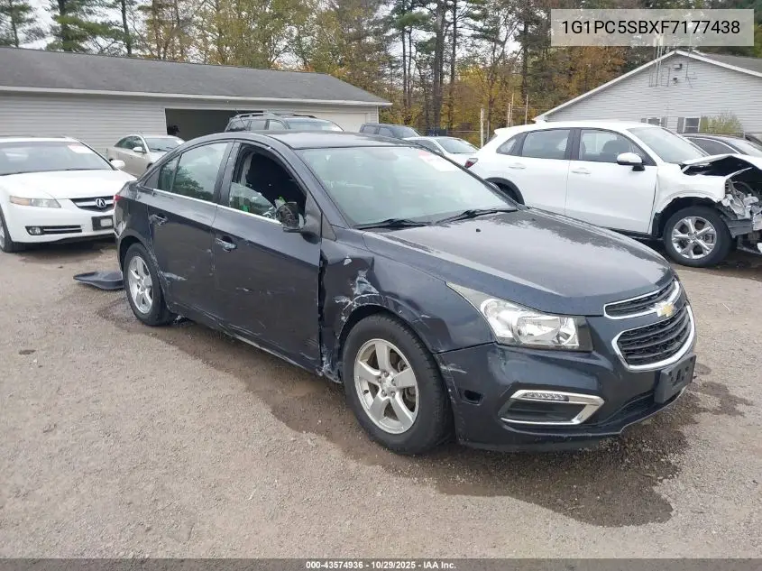 1G1PC5SBXF7177438 2015 Chevrolet Cruze 1Lt Auto