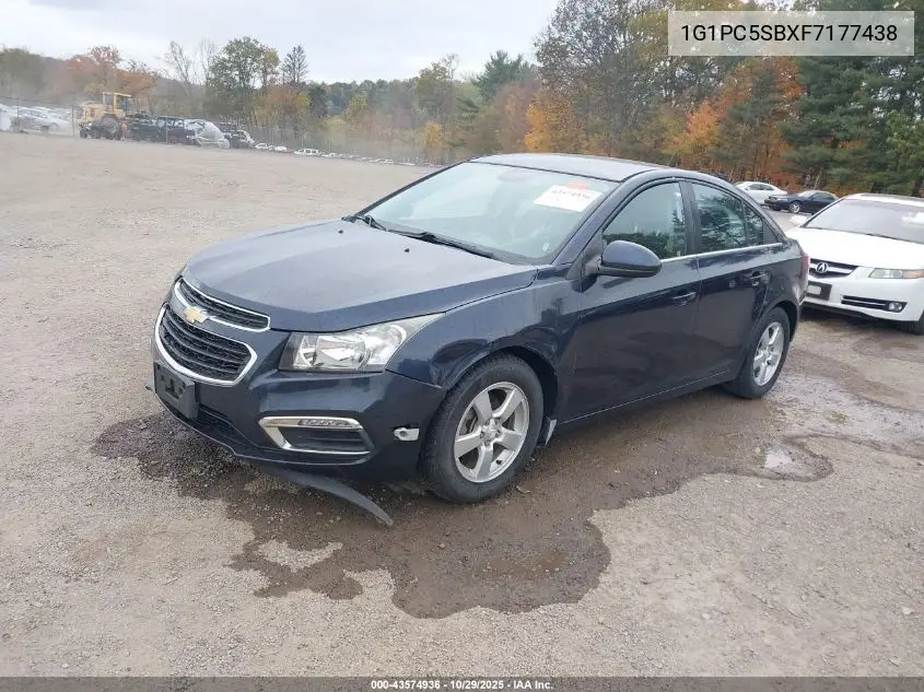 1G1PC5SBXF7177438 2015 Chevrolet Cruze 1Lt Auto