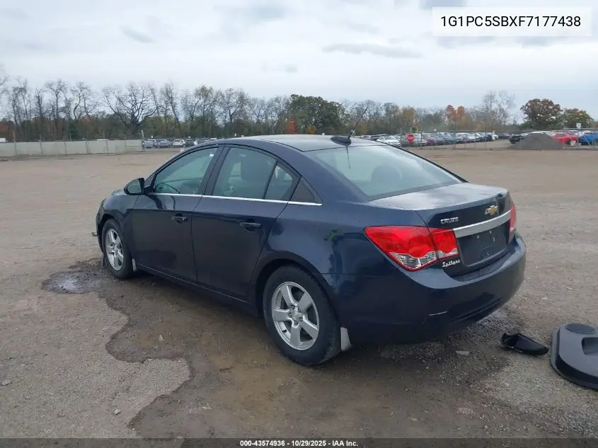 1G1PC5SBXF7177438 2015 Chevrolet Cruze 1Lt Auto