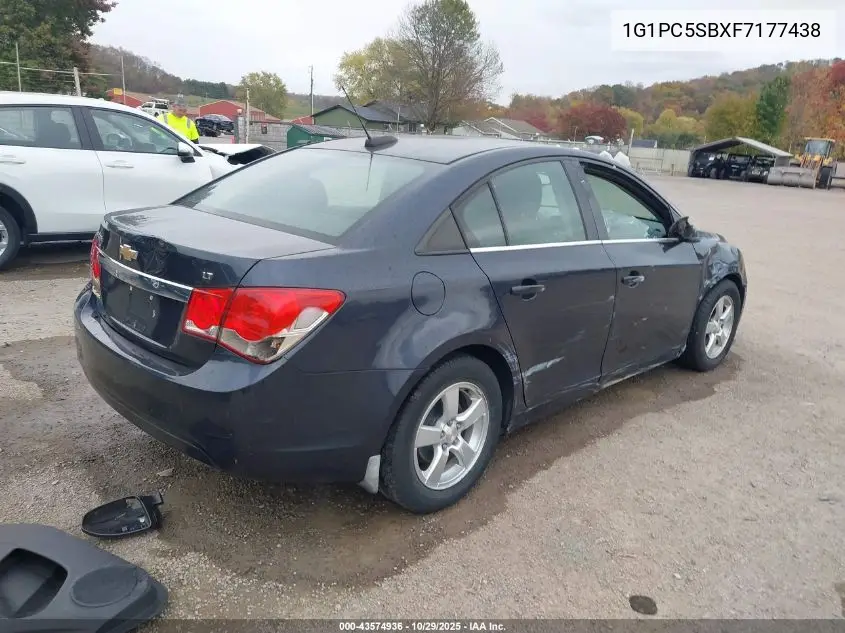 1G1PC5SBXF7177438 2015 Chevrolet Cruze 1Lt Auto