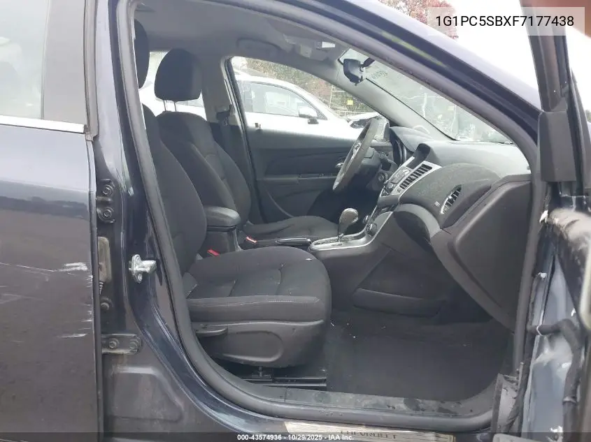 1G1PC5SBXF7177438 2015 Chevrolet Cruze 1Lt Auto