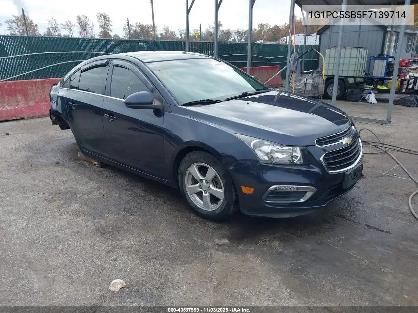 1G1PC5SB5F7139714 2015 Chevrolet Cruze 1Lt Auto