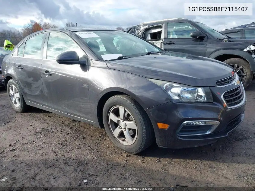 1G1PC5SB8F7115407 2015 Chevrolet Cruze 1Lt Auto