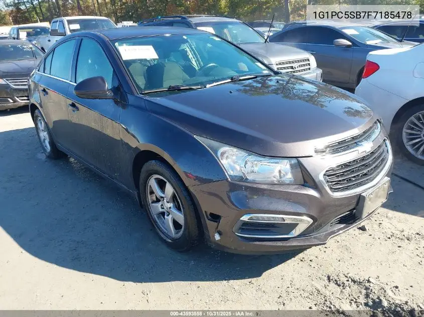 1G1PC5SB7F7185478 2015 Chevrolet Cruze 1Lt Auto