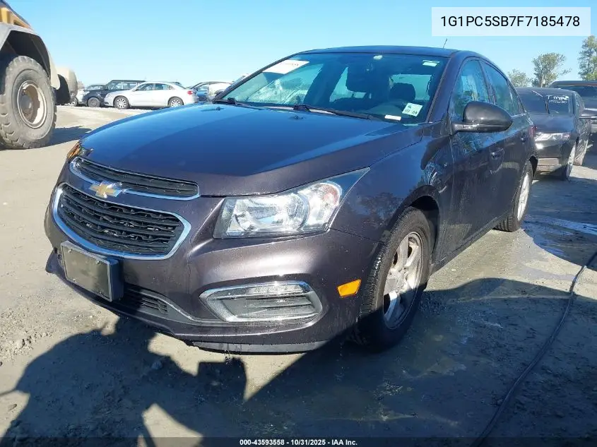 1G1PC5SB7F7185478 2015 Chevrolet Cruze 1Lt Auto