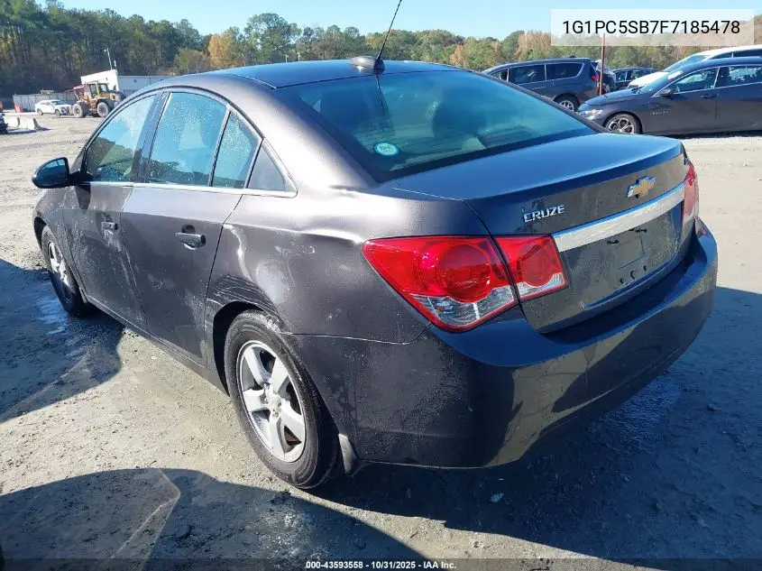 1G1PC5SB7F7185478 2015 Chevrolet Cruze 1Lt Auto