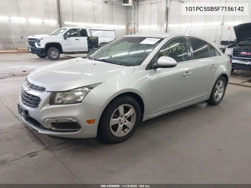 1G1PC5SB5F7156142 2015 Chevrolet Cruze 1Lt Auto