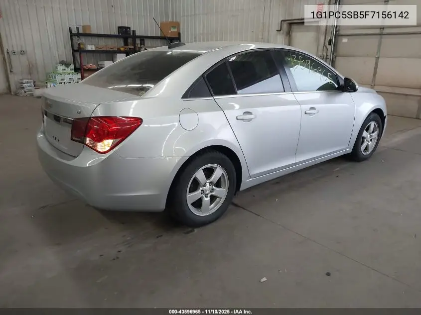 1G1PC5SB5F7156142 2015 Chevrolet Cruze 1Lt Auto