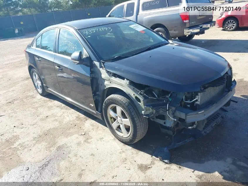 1G1PC5SB4F7120149 2015 Chevrolet Cruze 1Lt Auto