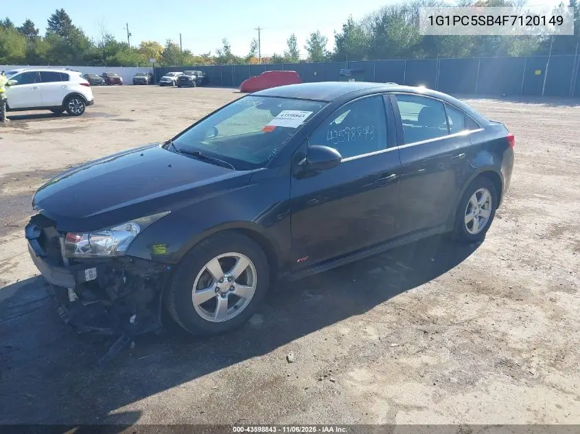 1G1PC5SB4F7120149 2015 Chevrolet Cruze 1Lt Auto