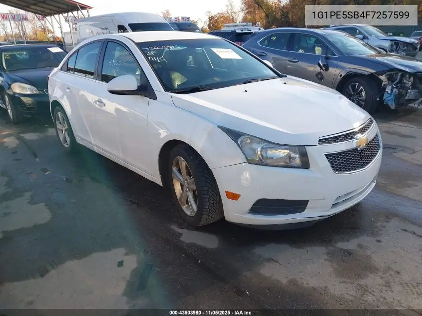 1G1PE5SB4F7257599 2015 Chevrolet Cruze 2Lt Auto