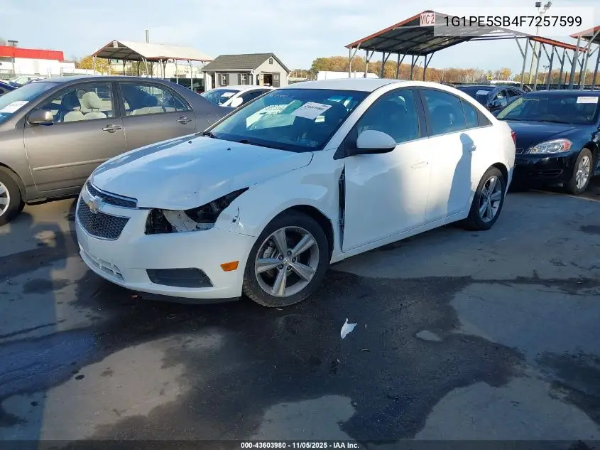 1G1PE5SB4F7257599 2015 Chevrolet Cruze 2Lt Auto