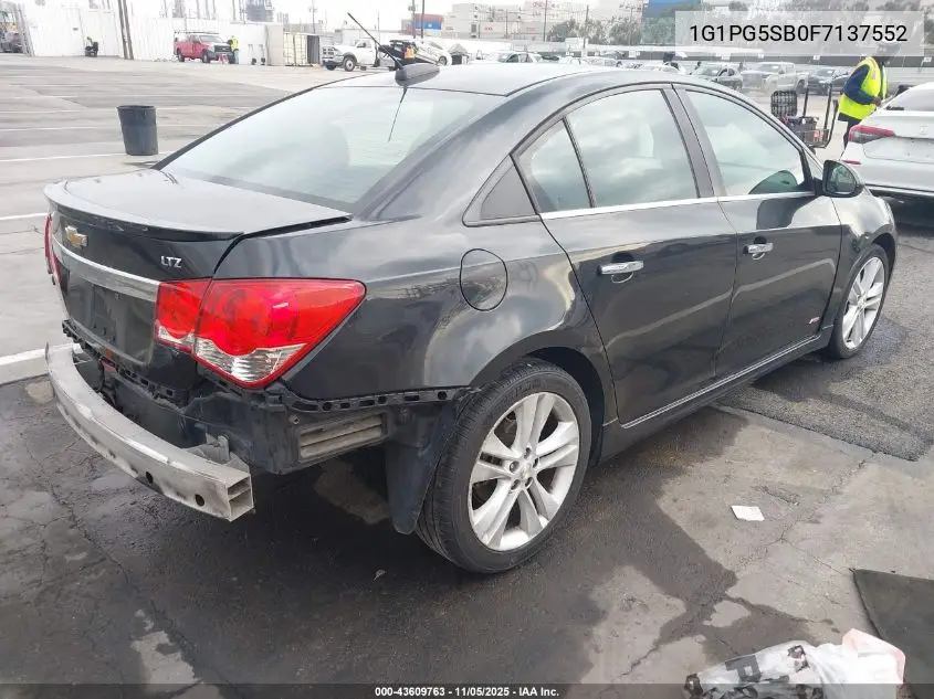 1G1PG5SB0F7137552 2015 Chevrolet Cruze Ltz