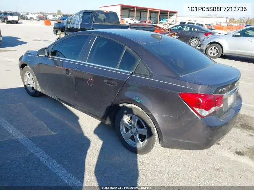1G1PC5SB8F7212736 2015 Chevrolet Cruze 1Lt Auto