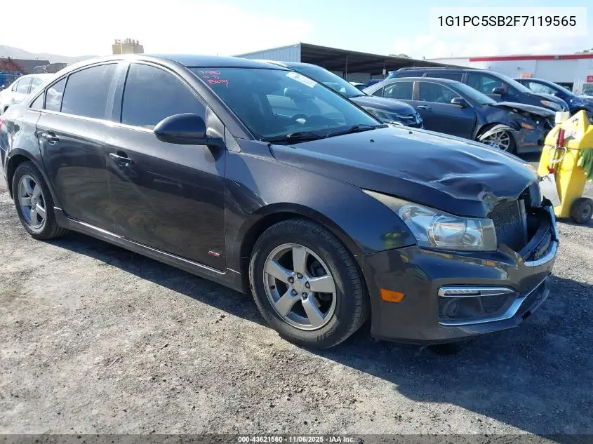 1G1PC5SB2F7119565 2015 Chevrolet Cruze 1Lt Auto
