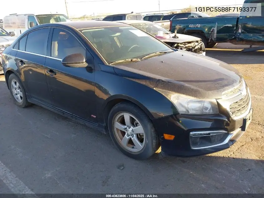 1G1PC5SB8F7193377 2015 Chevrolet Cruze 1Lt Auto