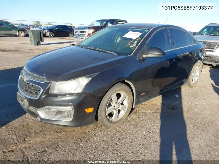 1G1PC5SB8F7193377 2015 Chevrolet Cruze 1Lt Auto