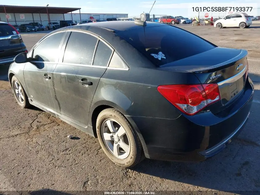 1G1PC5SB8F7193377 2015 Chevrolet Cruze 1Lt Auto