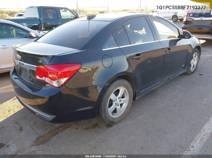 1G1PC5SB8F7193377 2015 Chevrolet Cruze 1Lt Auto