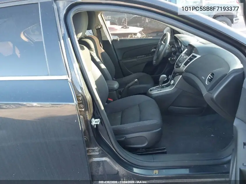 1G1PC5SB8F7193377 2015 Chevrolet Cruze 1Lt Auto