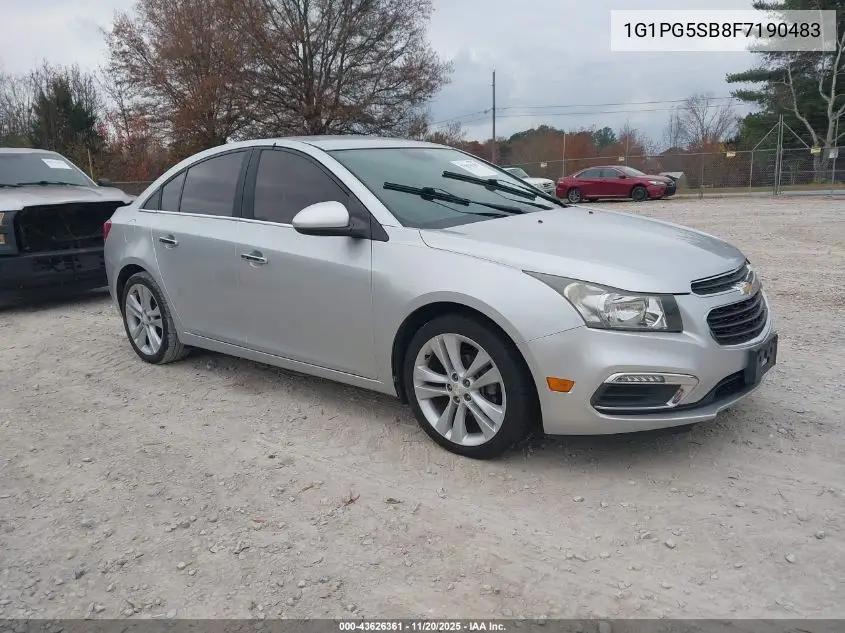 1G1PG5SB8F7190483 2015 Chevrolet Cruze Ltz