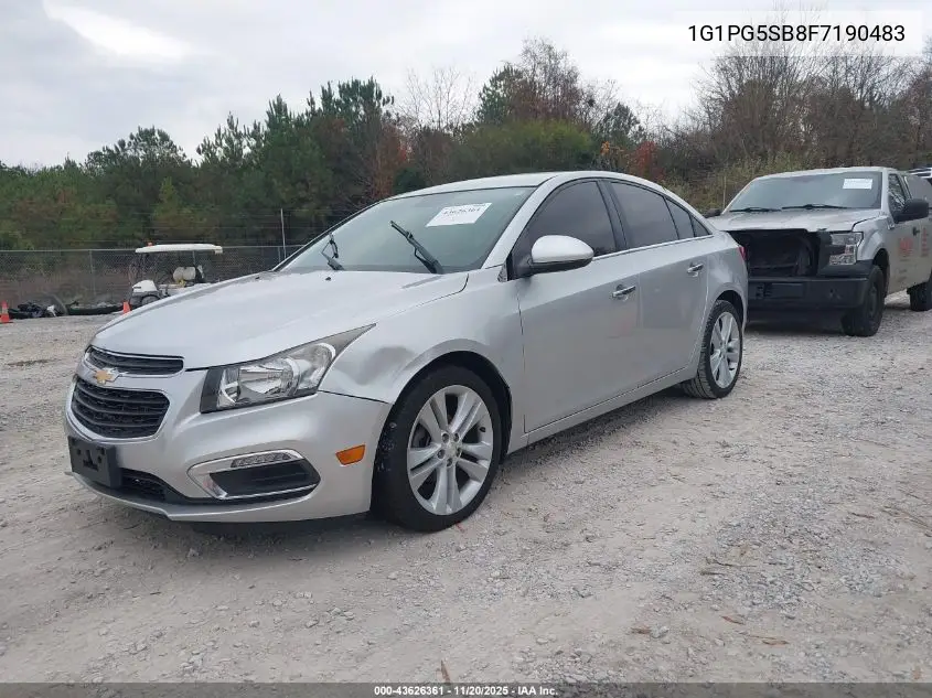 1G1PG5SB8F7190483 2015 Chevrolet Cruze Ltz