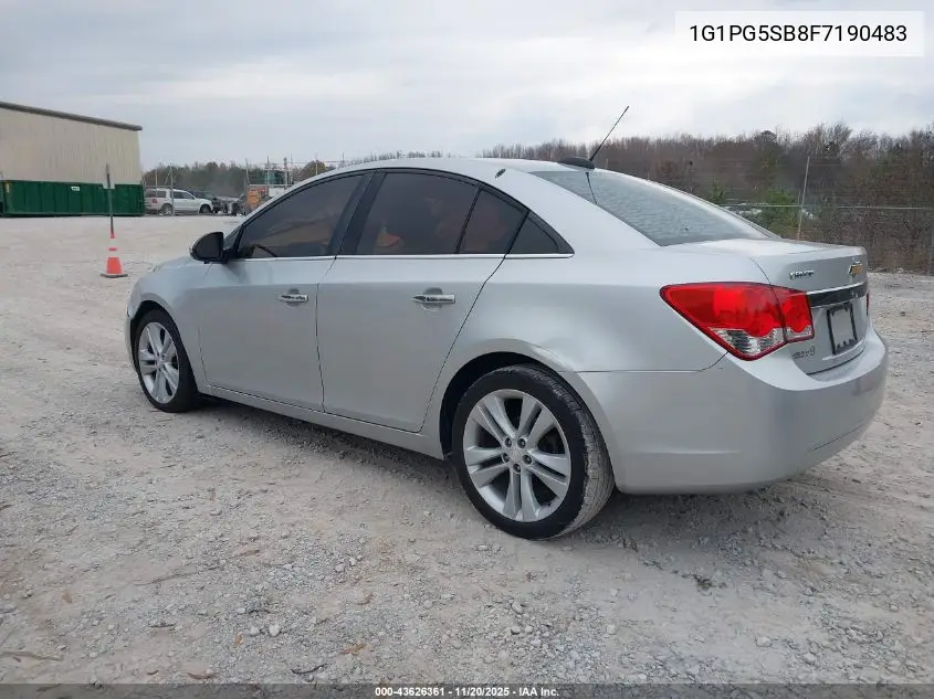 1G1PG5SB8F7190483 2015 Chevrolet Cruze Ltz