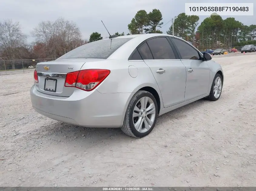 1G1PG5SB8F7190483 2015 Chevrolet Cruze Ltz