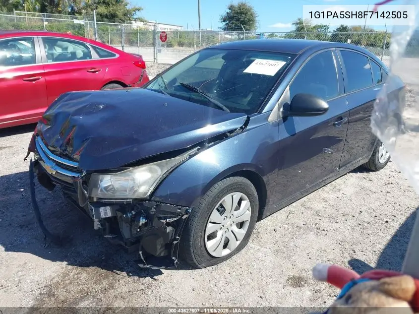 1G1PA5SH8F7142505 2015 Chevrolet Cruze Ls Auto