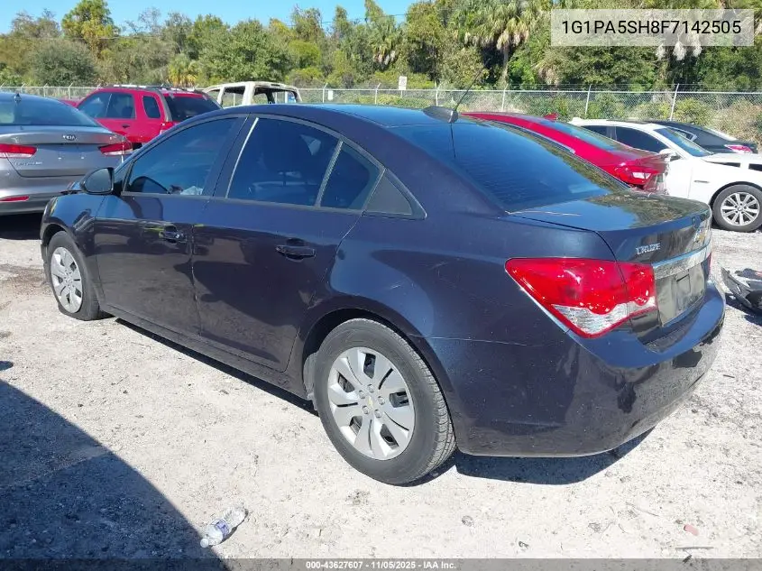 1G1PA5SH8F7142505 2015 Chevrolet Cruze Ls Auto