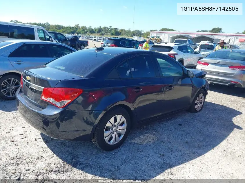 1G1PA5SH8F7142505 2015 Chevrolet Cruze Ls Auto
