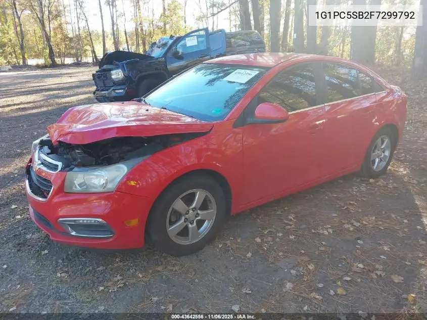 1G1PC5SB2F7299792 2015 Chevrolet Cruze 1Lt Auto
