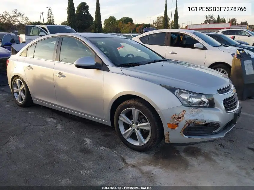 1G1PE5SB3F7278766 2015 Chevrolet Cruze 2Lt Auto