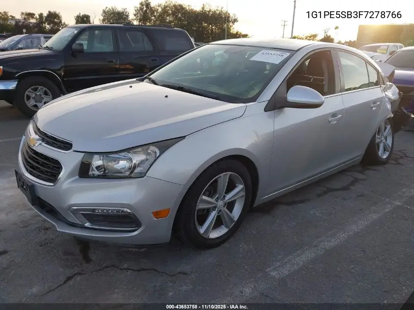1G1PE5SB3F7278766 2015 Chevrolet Cruze 2Lt Auto
