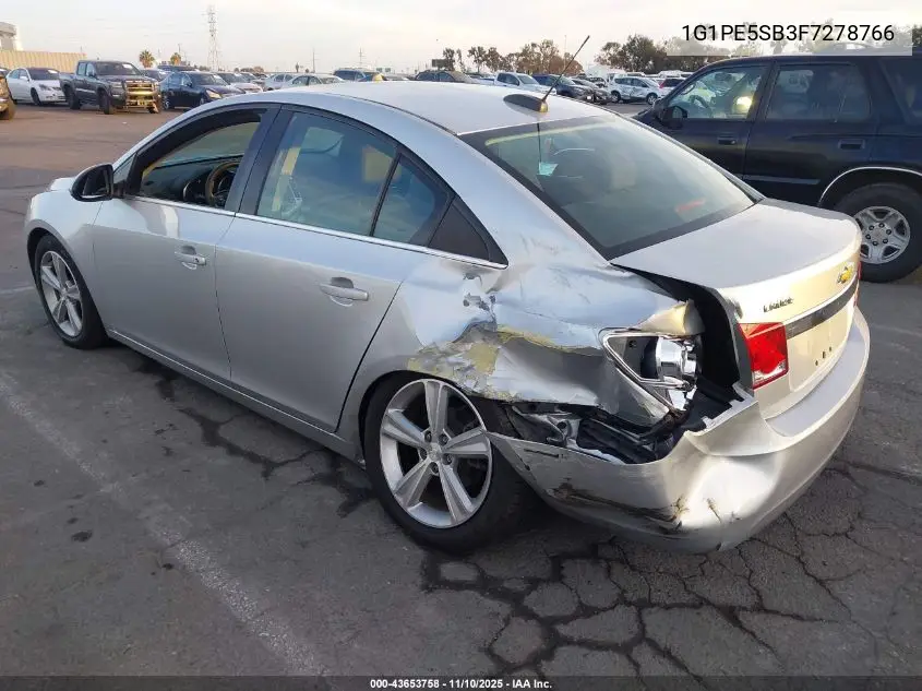 1G1PE5SB3F7278766 2015 Chevrolet Cruze 2Lt Auto