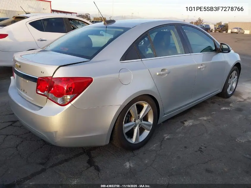 1G1PE5SB3F7278766 2015 Chevrolet Cruze 2Lt Auto