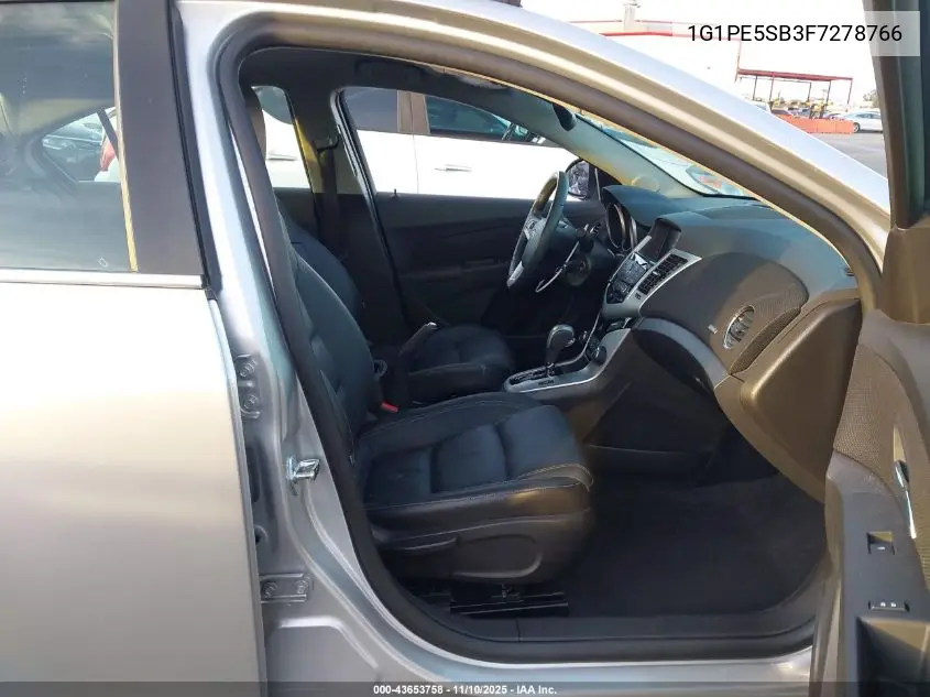1G1PE5SB3F7278766 2015 Chevrolet Cruze 2Lt Auto