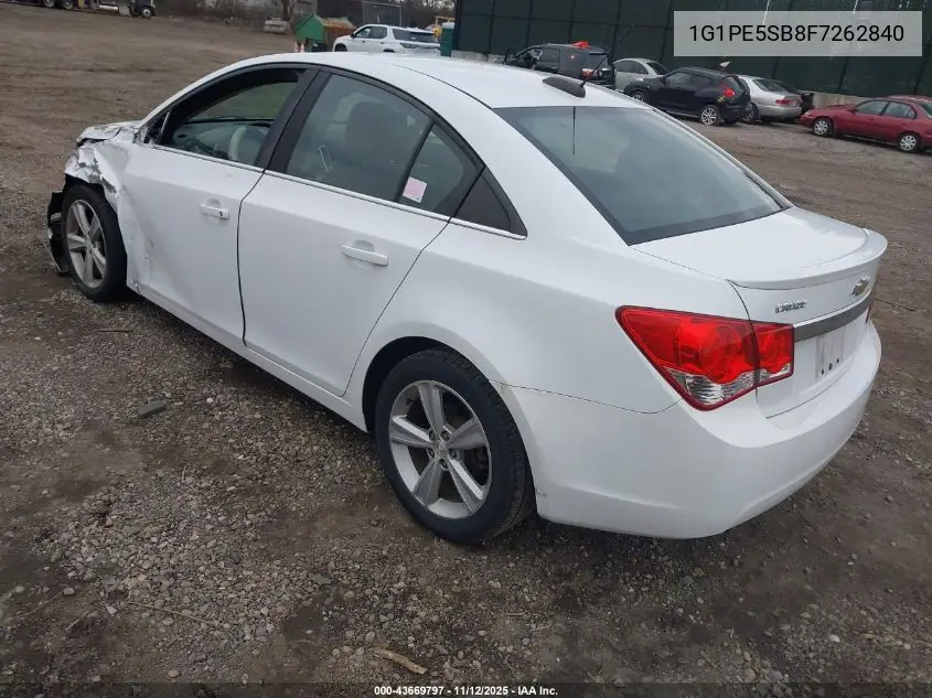 1G1PE5SB8F7262840 2015 Chevrolet Cruze 2Lt Auto