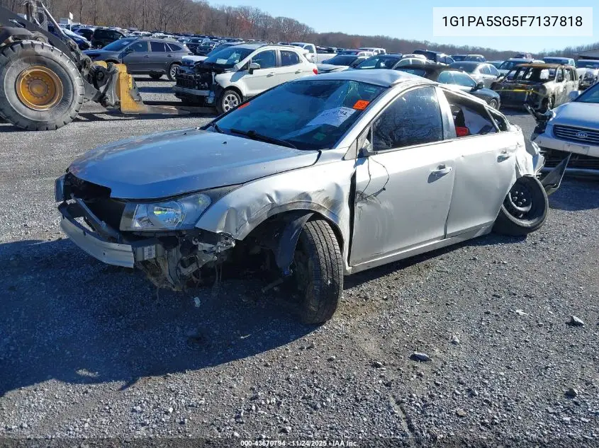 1G1PA5SG5F7137818 2015 Chevrolet Cruze Ls Auto