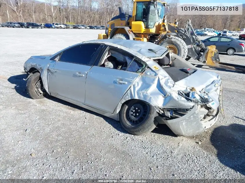 1G1PA5SG5F7137818 2015 Chevrolet Cruze Ls Auto
