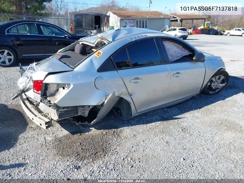 1G1PA5SG5F7137818 2015 Chevrolet Cruze Ls Auto