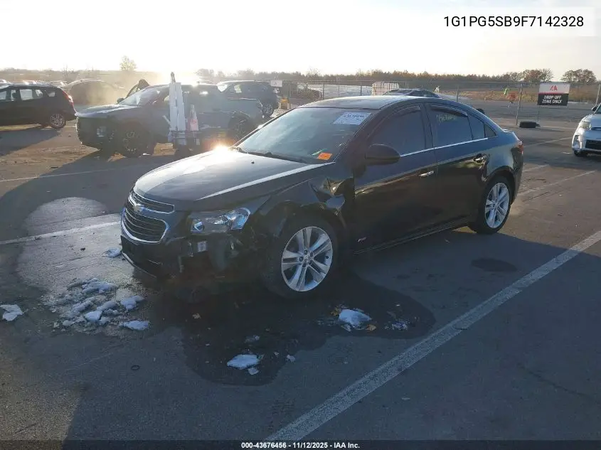 1G1PG5SB9F7142328 2015 Chevrolet Cruze Ltz